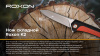 Нож складной RoXoN K2 (Сталь_D2 ЧерныйG10+Рыжая_Кожа)